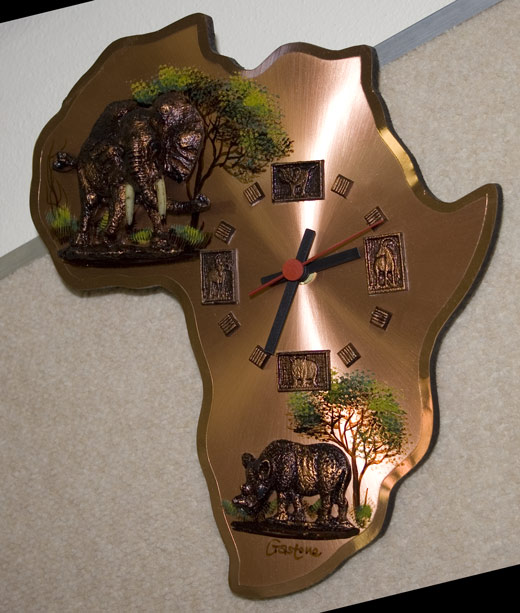 african clock