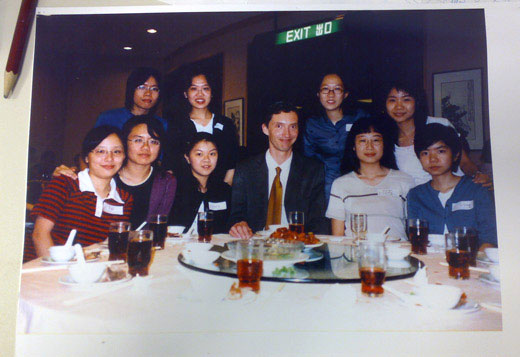 I'll see your bimbos Benaud, and raise you some studious Asians...