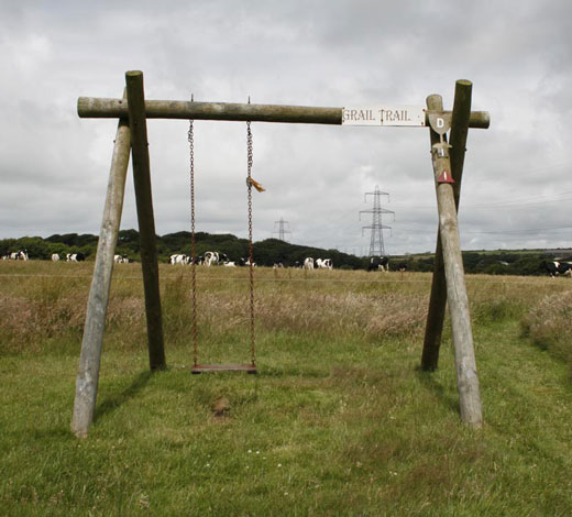 Grail Trail. Former peasant hanging station.